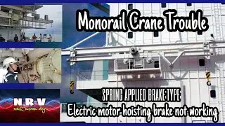 CRANE TROUBLESHOOTING AND REPAIR / HOISTING BRAKE NOT WORKING / PROVISION MONORAIL CRANE / BULK