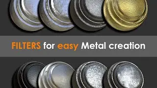 Filters people never use - Achieve Metal in 2 steps. Substance Painter Tutorial for Beginners