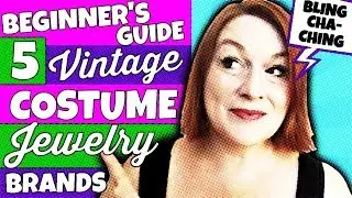 Beginners Guide to 5 Vintage Costume Jewelry Marks You Can Find to Resell for Profit