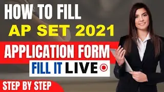 AP SET 2021 Application Form (Released) - How To Fill AP SET 2021 Application Form By Official Link