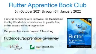 Flutter Apprentice Book Club - #Flutter #FlutterCommunity #RayWenderlich