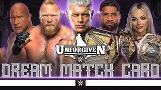 WWE Unforgiven 2024 - Dream Card [v2]