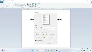 How to Change Margins in WordPad