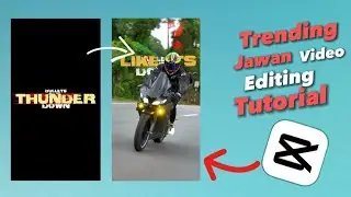 Trending Jawan video tutorial in Capcut #capcut #tutorial #trending #trendingvideo #viral