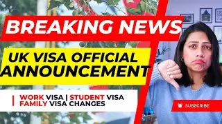 Breaking News! NEW UK VISA rules ANNOUNCED | TOUGHER UKVI Immigration