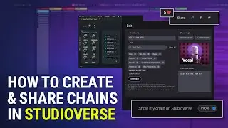 How to Create and Publicly Share Chains in StudioVerse | Waves