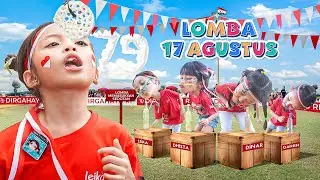 LEIKA IKUT LOMBA 17 AGUSTUS LAWAN YOUTUBER 🥰 ADA DISTA MIKHAYLA, BABY DINAR, QAIREEN, DAN KIRANA