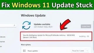 How to Fix Windows Update Stuck at 0 Windows 11