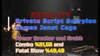 MK1 Scorpion and Kameo Janet Cage Combo | MK1 Script Cronus Zen