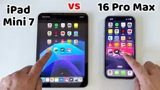 iPad Mini 7 vs 16 Pro Max - Speed Test