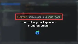 androidStudio change/rename package name #solutioncodeandroid/how to change android app package name