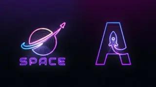 After Effects Template: Neon Logo Reveal + Free Font