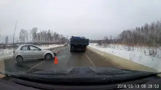 В Дмитровском районе произошло массовое ДТП - Подмосковье 2018 г.