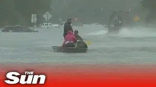 Storm Imelda lashes Texas with heavy rain and flash floods