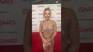 Adult star Anna Claire Clouds at the on red carpet at the 2024 AVN Awards