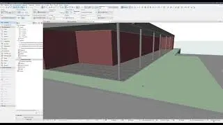 Моделирование здания по чертежам в архикаде - часть 2
