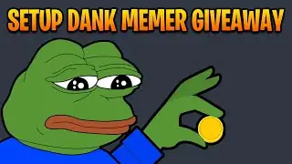 Setup a Dank Memer Coins Giveaway on Discord