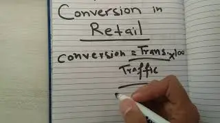 How to calculate conversion in Retail easy way