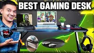 White Mulberry Gaming Desk : Review⚡️Best Desk Setup For Gamers & Professionals !! 🔥