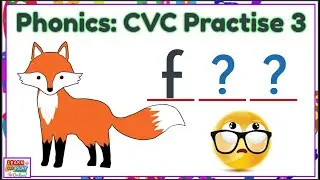 Phonics: CVC Practise for Kids! Video 3