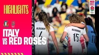 SUPER EIGHT | Red Roses v Italy highlights