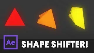 Shape Shifter (Shape Morphing) - After Effects 2018 Tutorial