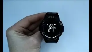 120 дней работы водостойкие смарт-часы DT NO1 F6 smartwatch, обзор, настройка, инструкция на русском