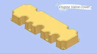 Engine Valve Cover || Autodesk Inventor Tutorial