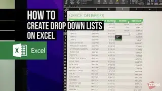 How to create drop down lists in Excel