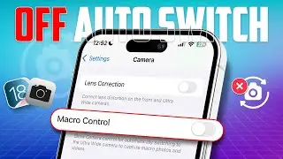 How to Set the iPhone Not To Automatically Switch Between Cameras