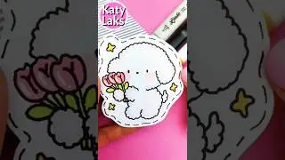 Kawaii DOG Drawing/Cute STICKERS