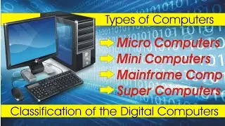 Classifications of Computers || Main types of Computers || Nasir - The Explainer