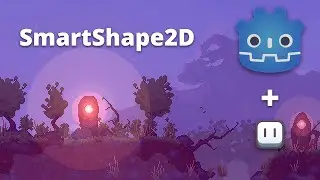 How to use SmartShape2D for Godot (Also: Post Processing and Asset Creation in Aseprite)