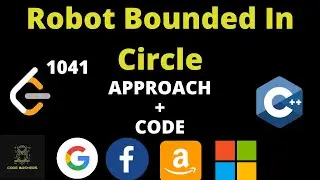 Robot Bounded In Circle Leetcode | Leetcode 1041 | Leetcode September Challenge