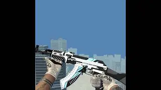 White Inventory with Snow Leopard Gloves for CS:S Mobile/PC