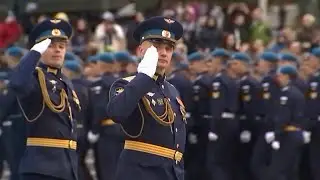 Торжественный митинг в честь 100-летия Военно-воздушной академии им. Н.Е. Жуковского и Ю.А. Гагарина