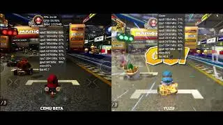 CEMU BETA vs YUZU | ANDROID | Mario Kart 8 | Snapdragon 865