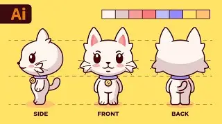 Adobe Illustrator Tutorial - How to Create Cute Character Designs