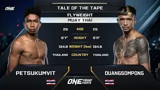 Can't get more even: Petsukumvit vs Duangsompong Highlights