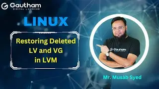 Linux Tutorials - Musab Syed | Restoring Lost LV and VG in LVM | Linux Tutorials 2024 | Linux