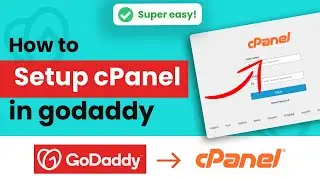 How to GoDaddy cPanel setup 2024 | Initial Solution