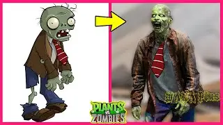 Plants VS Zombies All Characters In Real Life 👉