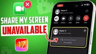 How to Enable Share My Screen Unavailable on Facetime - Turn on Share Your Screen on Facetime