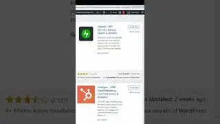 Installing the WP hubspot CRM plugin #shorts #wordpres