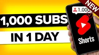 How To Get 1000 Subscribers on YouTube in 9 Minutes (Actual Results)