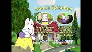 Max & Ruby: Afternoons with Max & Ruby Menu Walkthrough