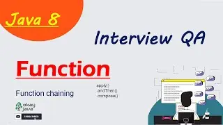 Java 8 function interface | java 8 interview questions | function | Bifunction interface |  okayjava