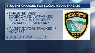 Student charged for social media threats