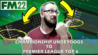 CHAMPIONSHIP UNDERDOGS to PREMIER LEAGUE TOP 6 IN 3 SEASONS | FM22 TACTICS