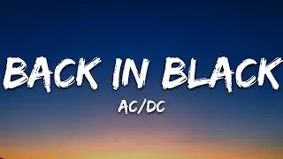 AC/DC - Back In Black (Lyrics)